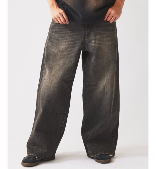 JOURNAL STANDARD relume「スモーキーデニム 11oz ワイド エンジニアド パンツ」|デニム|