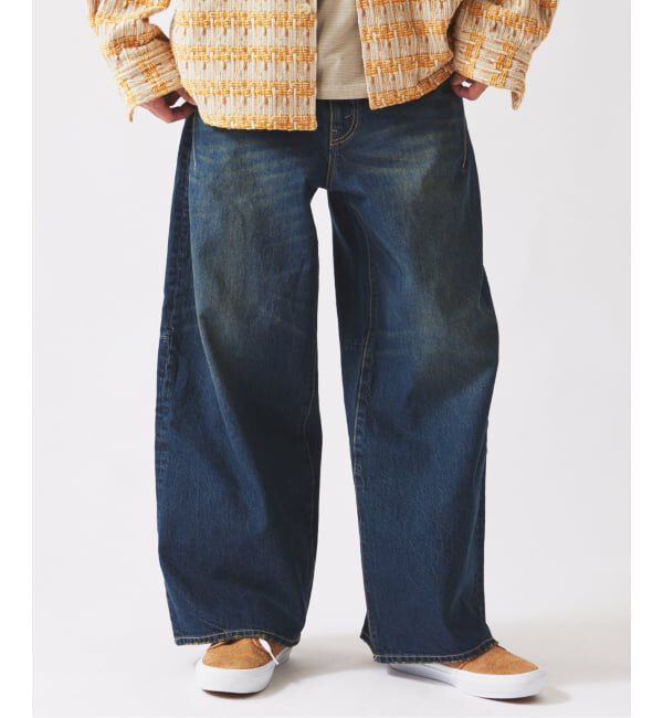 JOURNAL STANDARD relume「スモーキーデニム 11oz ワイド エンジニアド パンツ」|デニム|
