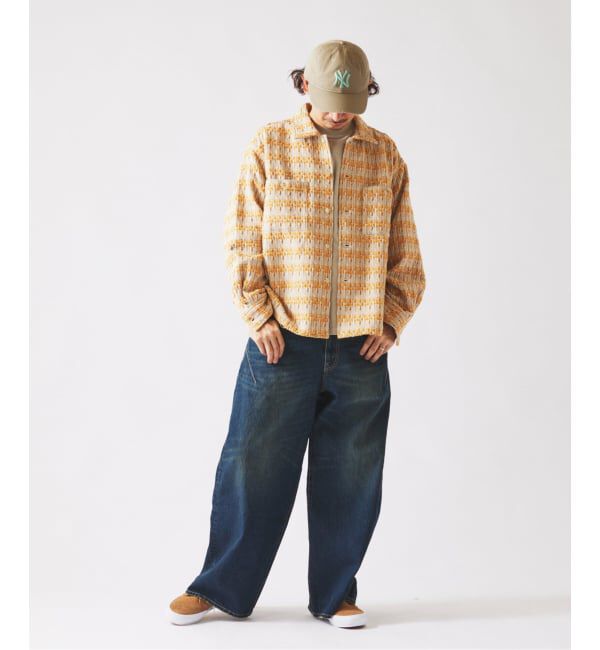 JOURNAL STANDARD relume「スモーキーデニム 11oz ワイド エンジニアド パンツ」|デニム|