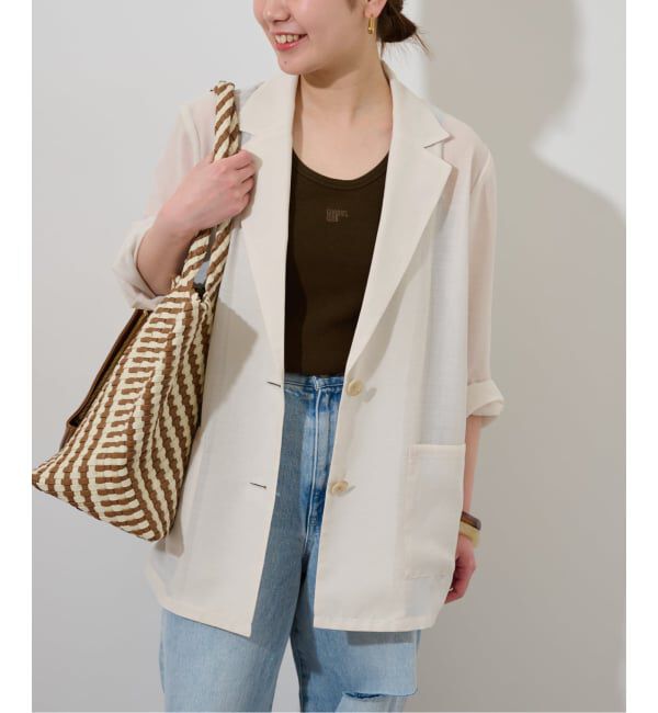 JOURNAL STANDARD relume「《追加》シングルシアージャケット」|テーラードジャケット|