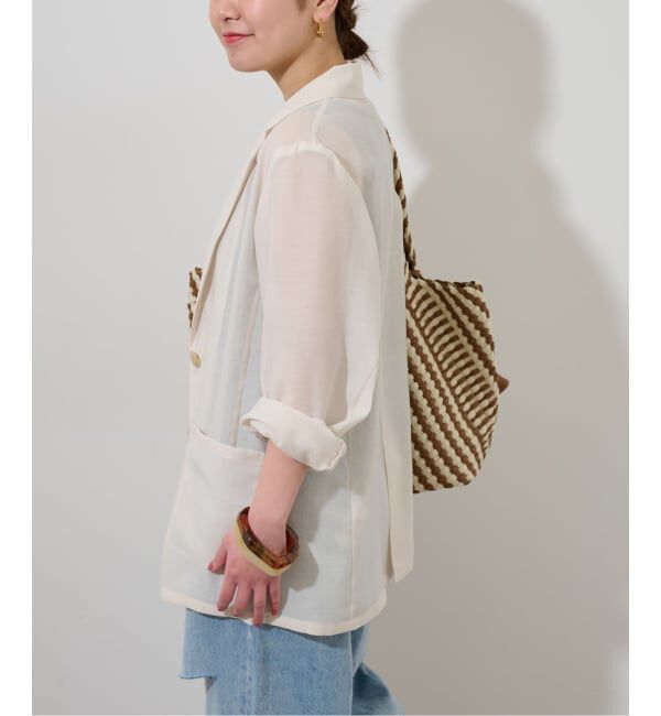 JOURNAL STANDARD relume「《追加》シングルシアージャケット」|テーラードジャケット|