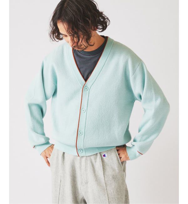 JOURNAL STANDARD relume「ドライタッチ ブークレ Vネック カーディガン」|カーディガン|