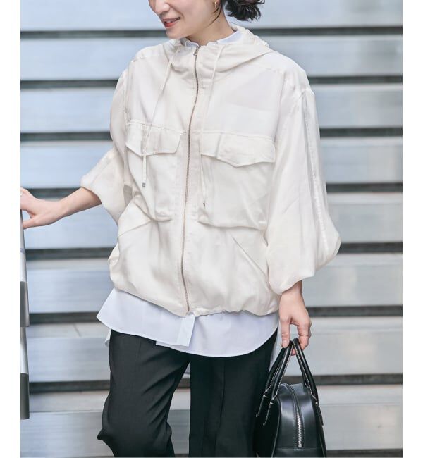 JOURNAL STANDARD「ドレープライトパーカー」|その他|ホワイト