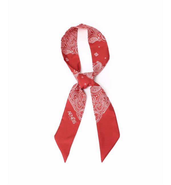 journal standard L'essage「【AENEIS/エネス】Minimal Illusion Silk Twill Bande：スカーフ」|バンダナ・スカーフ|