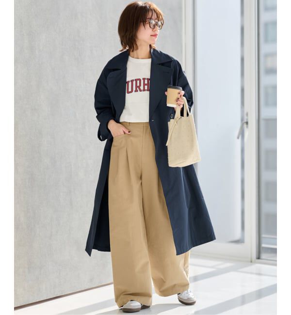 JOURNAL STANDARD relume「《追加2》［洗濯機洗い可］コットンナイロンライトトレンチコート」|トレンチコート|
