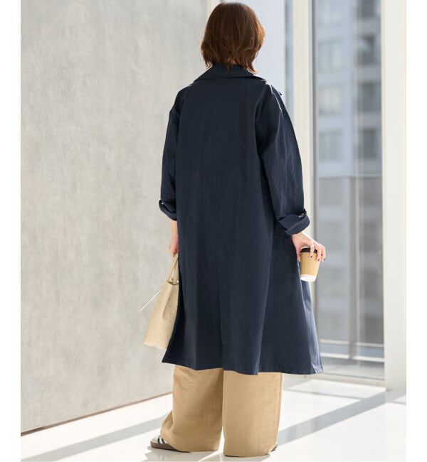 JOURNAL STANDARD relume「《追加2》［洗濯機洗い可］コットンナイロンライトトレンチコート」|トレンチコート|