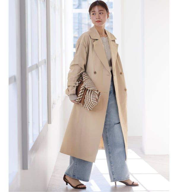 JOURNAL STANDARD relume「《追加2》［洗濯機洗い可］コットンナイロンライトトレンチコート」|トレンチコート|