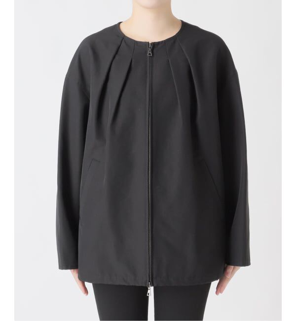 JOURNAL STANDARD「《追加》グログランノーカラーコクーンコート」|ノーカラーコート|