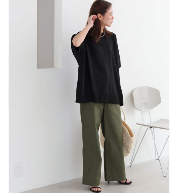 JOURNAL STANDARD relume「《追加予約 / 新色》接触冷感 / ウォッシャブルクールポンチョプルオーバー」|ニット・セーター|