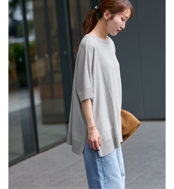 JOURNAL STANDARD relume「《追加予約 / 新色》接触冷感 / ウォッシャブルクールポンチョプルオーバー」|ニット・セーター|