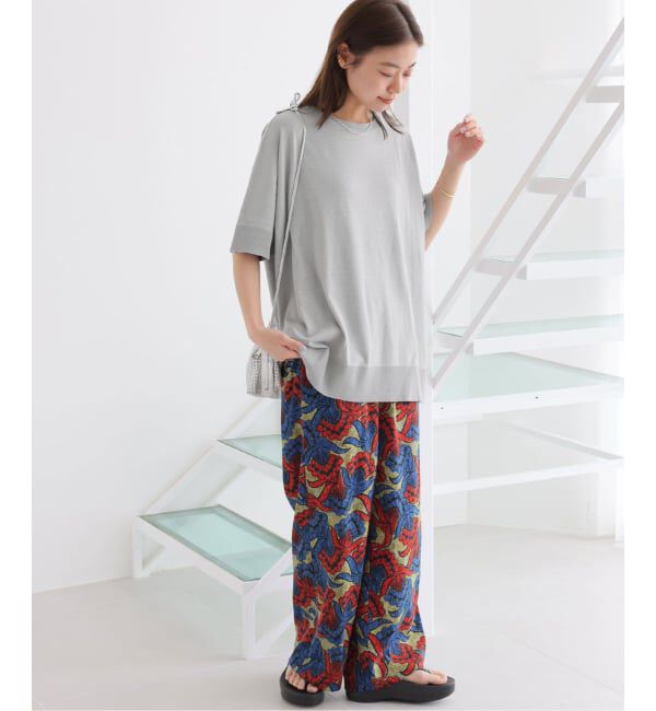 JOURNAL STANDARD relume「《追加予約 / 新色》接触冷感 / ウォッシャブルクールポンチョプルオーバー」|ニット・セーター|