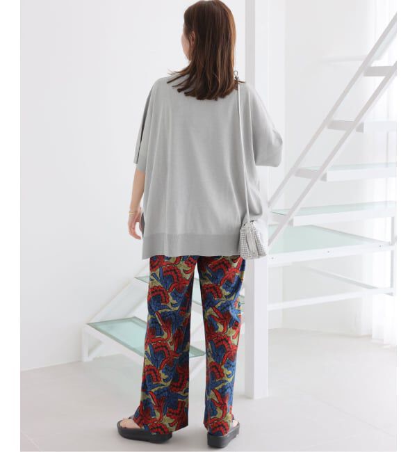 JOURNAL STANDARD relume「《追加予約 / 新色》接触冷感 / ウォッシャブルクールポンチョプルオーバー」|ニット・セーター|