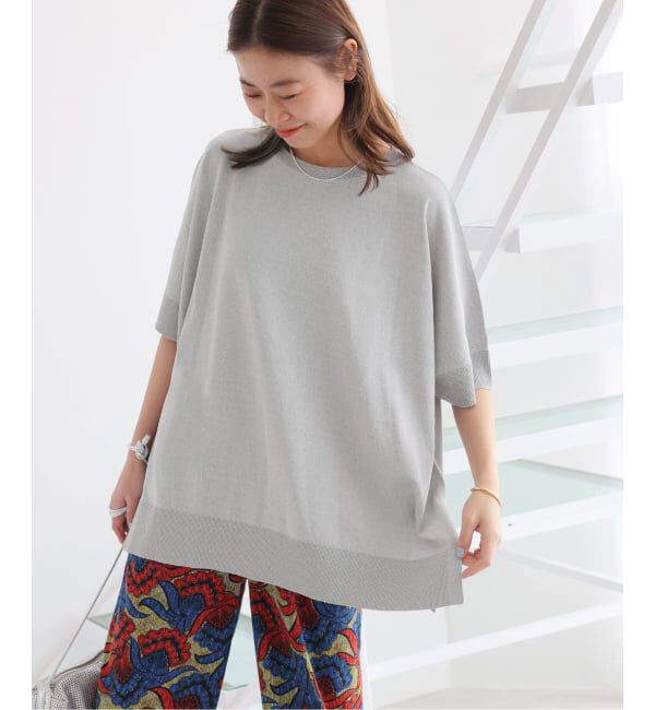 JOURNAL STANDARD relume「《追加予約 / 新色》接触冷感 / ウォッシャブルクールポンチョプルオーバー」|ニット・セーター|