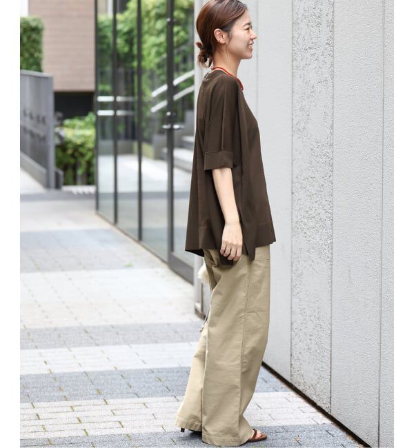 JOURNAL STANDARD relume「《追加予約 / 新色》接触冷感 / ウォッシャブルクールポンチョプルオーバー」|ニット・セーター|