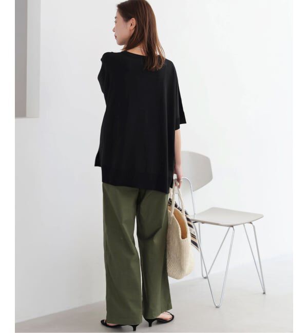 JOURNAL STANDARD relume「《追加予約 / 新色》接触冷感 / ウォッシャブルクールポンチョプルオーバー」|ニット・セーター|