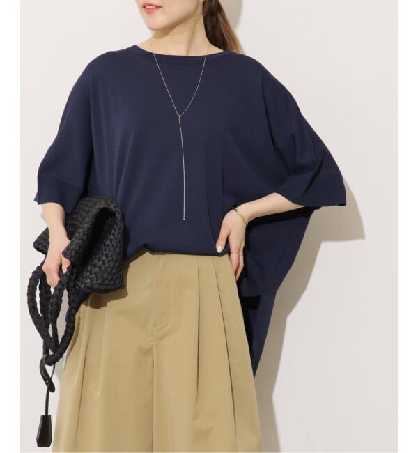 JOURNAL STANDARD relume「《追加予約 / 新色》接触冷感 / ウォッシャブルクールポンチョプルオーバー」|ニット・セーター|