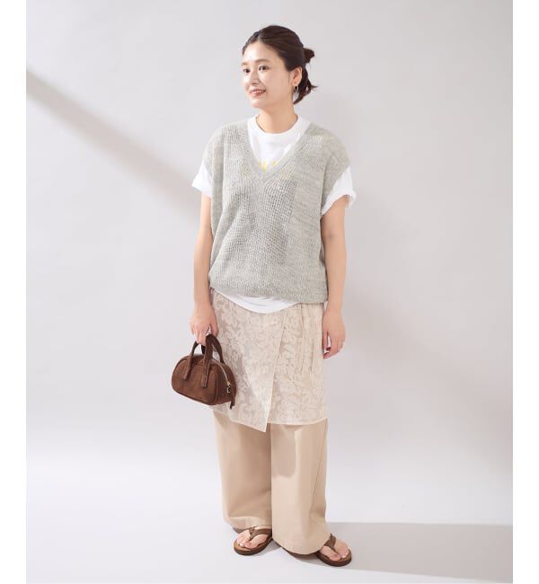 JOURNAL STANDARD「《予約》【osedit】WASHABLELINEN Vベスト」|ベスト・ジレ|