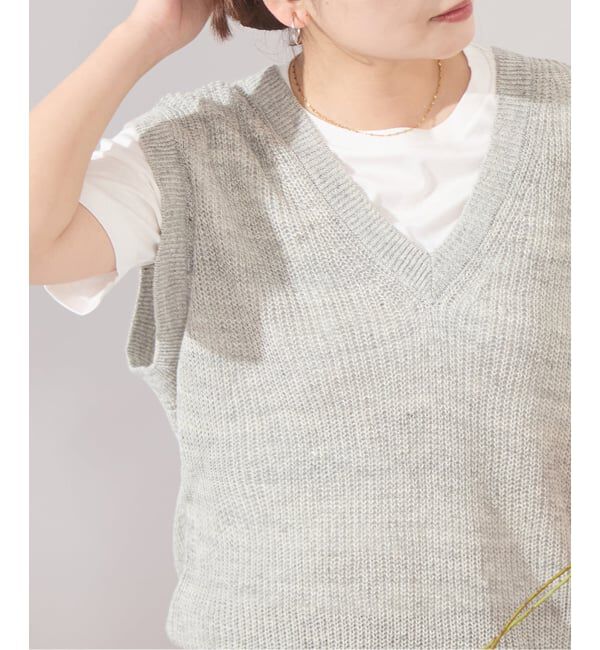 JOURNAL STANDARD「《予約》【osedit】WASHABLELINEN Vベスト」|ベスト・ジレ|