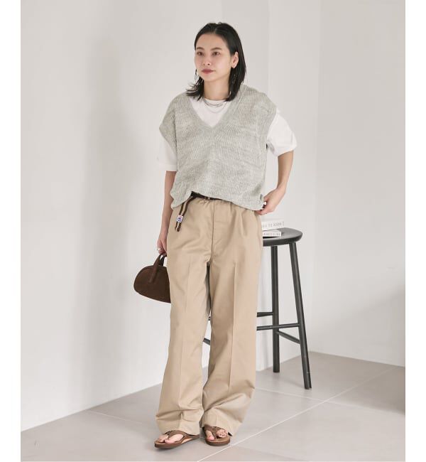 JOURNAL STANDARD「《予約》【osedit】WASHABLELINEN Vベスト」|ベスト・ジレ|