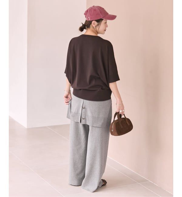 JOURNAL STANDARD「《予約》【UVカット/洗える/接触冷感】WASHABLE COOL UV ドルマンプルオーバー」|ニット・セーター|