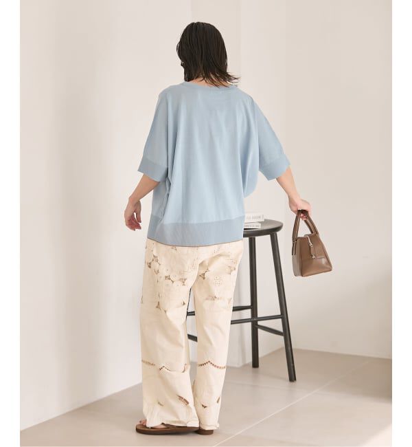 JOURNAL STANDARD「《予約》【UVカット/洗える/接触冷感】WASHABLE COOL UV ドルマンプルオーバー」|ニット・セーター|