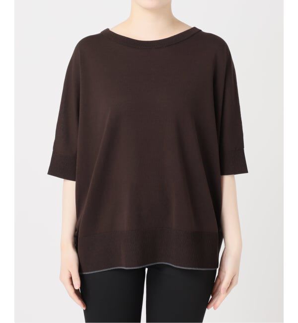 JOURNAL STANDARD「《予約》【UVカット/洗える/接触冷感】WASHABLE COOL UV ドルマンプルオーバー」|ニット・セーター|