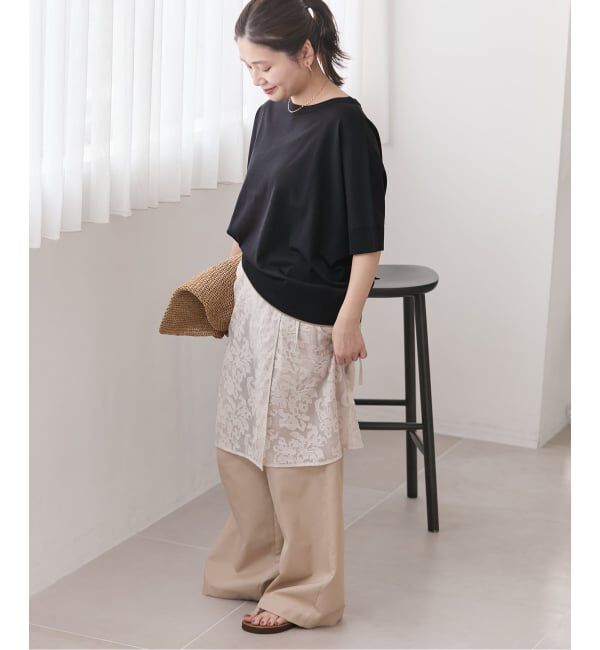 JOURNAL STANDARD「《予約》【UVカット/洗える/接触冷感】WASHABLE COOL UV ドルマンプルオーバー」|ニット・セーター|