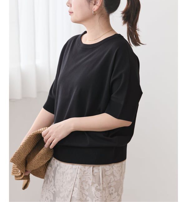 JOURNAL STANDARD「《予約》【UVカット/洗える/接触冷感】WASHABLE COOL UV ドルマンプルオーバー」|ニット・セーター|