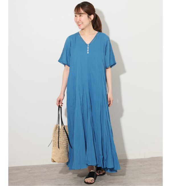 JOURNAL STANDARD relume「《予約》コットンボイルクリンクルマーメイドワンピース」|ワンピース|