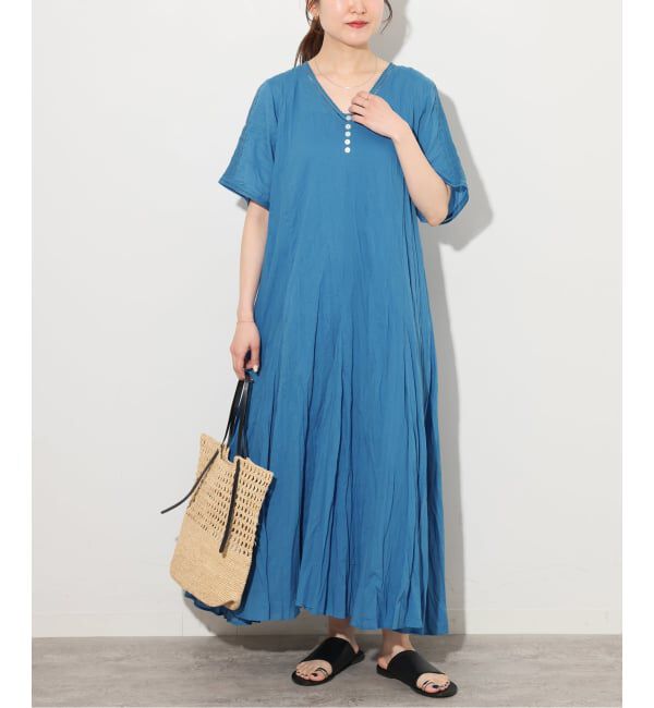 JOURNAL STANDARD relume「《予約》コットンボイルクリンクルマーメイドワンピース」|ワンピース|