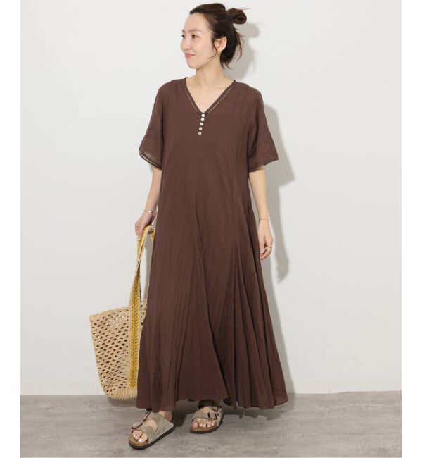 JOURNAL STANDARD relume「《予約》コットンボイルクリンクルマーメイドワンピース」|ワンピース|