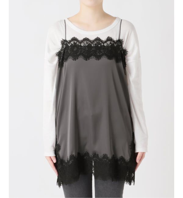 JOURNAL STANDARD relume「《追加予約2》サテンレースキャミソール」|キャミソール|