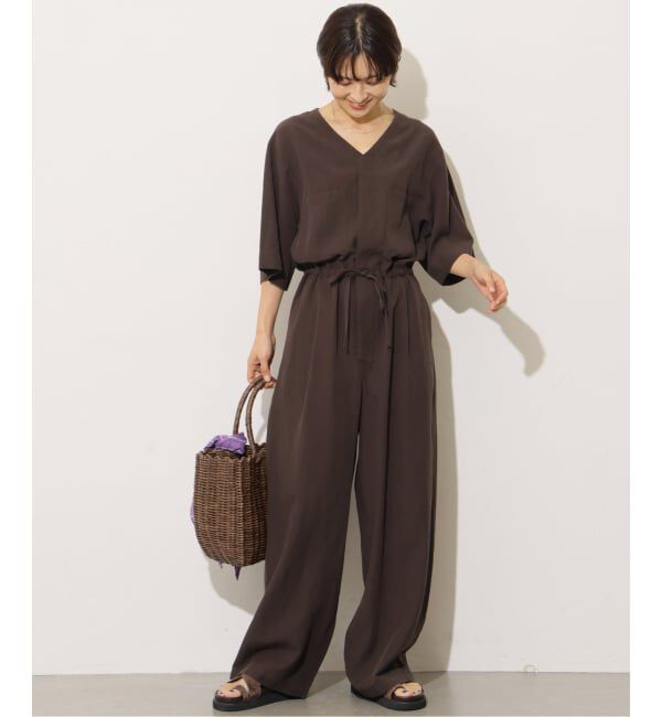 JOURNAL STANDARD relume「《予約》Vネックオールインワン」|オールインワン|