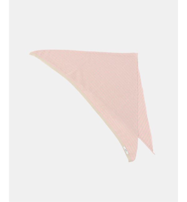 journal standard luxe「【ARMEN】 COTTON STRIPE TRIANGLE SCARF」|バンダナ・スカーフ|