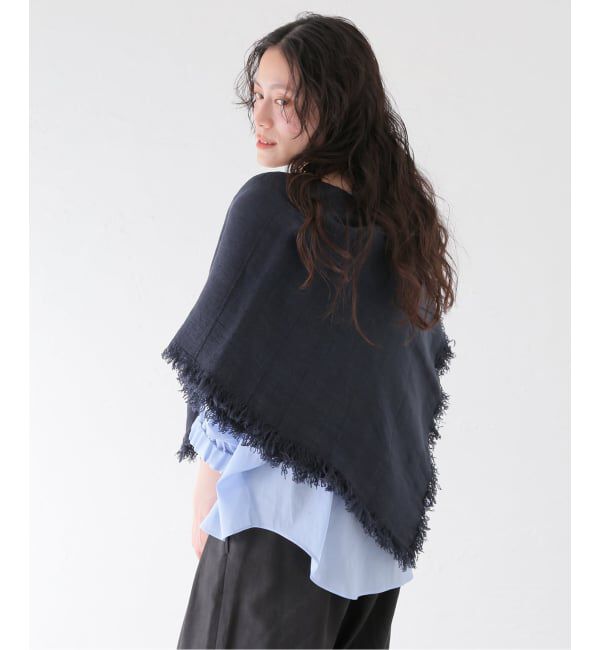 journal standard L'essage「【ASAUSE MELER/アソースメレ】ベルギーリネンフリンジストール」|ストール|