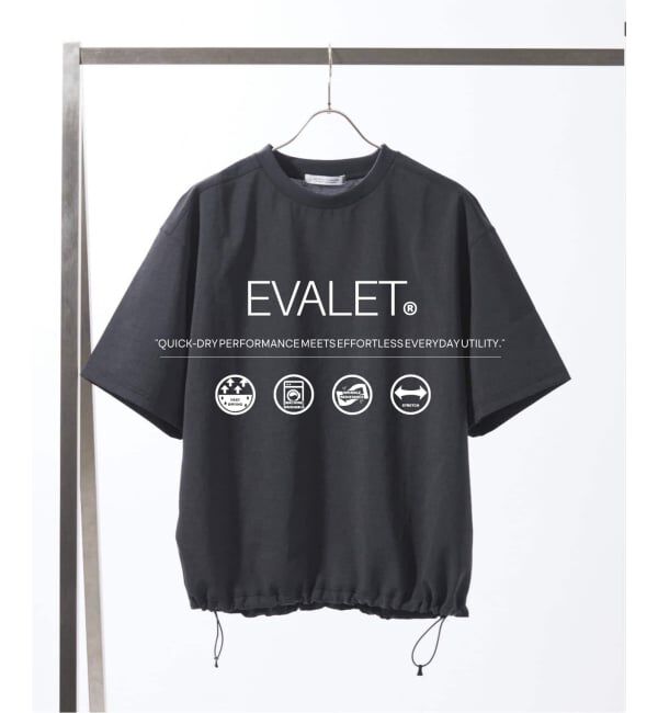 JOURNAL STANDARD「《予約》EVALET / エバレット スピンドル Tシャツ」|シャツ・ブラウス|ブラック A
