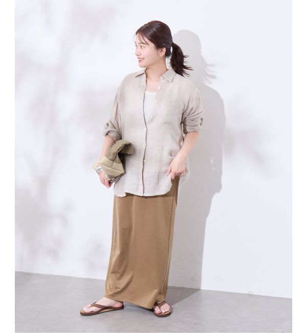 JOURNAL STANDARD「《追加2》フィブリルキュプラジャージーマキシスカート」|スカート|