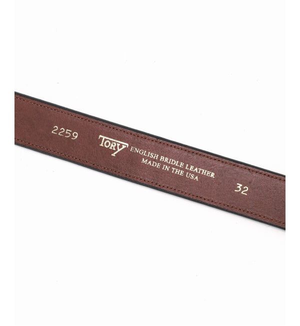 journal standard L'essage「《予約》【TORY LEATHER/トリーレザー】11/4 CLASSIC STIICHED BELT：ベルト」|ベルト|