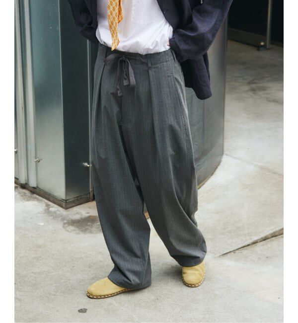 JOURNAL STANDARD「《予約》TR ストライプ オーバー パンツ」|スラックス|