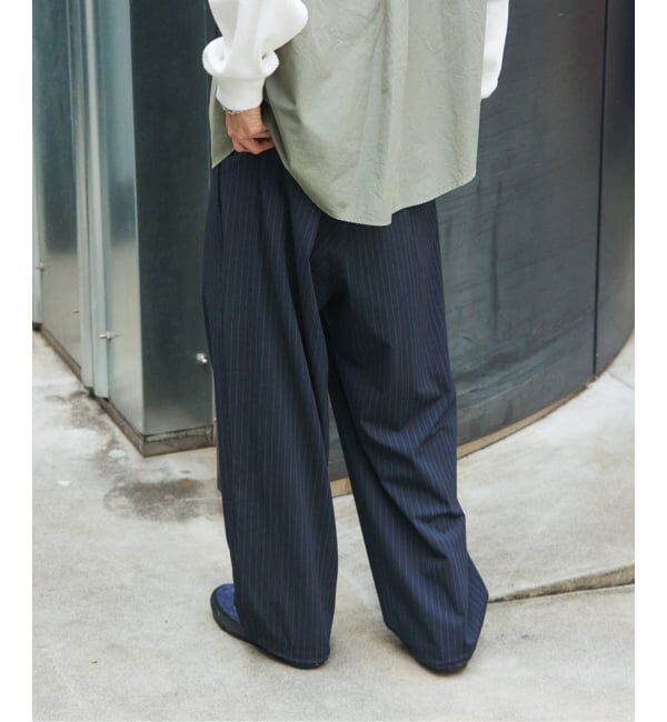 JOURNAL STANDARD「《予約》TR ストライプ オーバー パンツ」|スラックス|