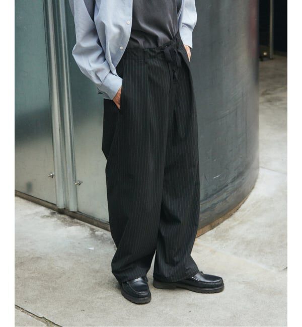 JOURNAL STANDARD「《予約》TR ストライプ オーバー パンツ」|スラックス|