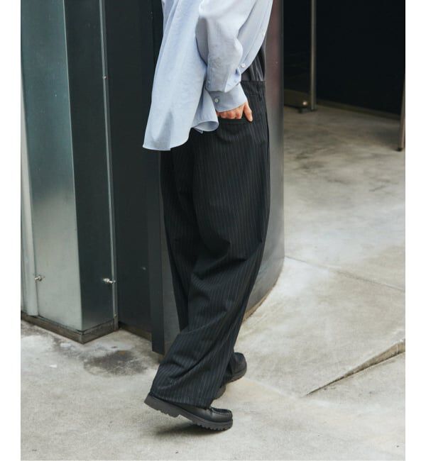 JOURNAL STANDARD「《予約》TR ストライプ オーバー パンツ」|スラックス|