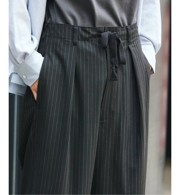 JOURNAL STANDARD「《予約》TR ストライプ オーバー パンツ」|スラックス|