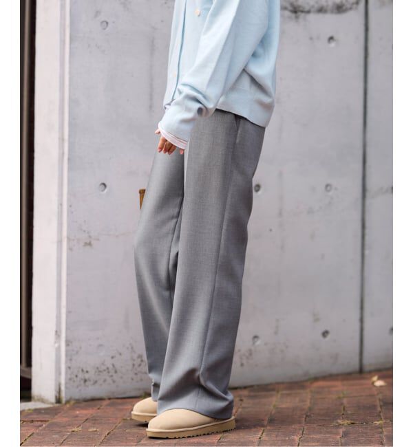 FRAMeWORK「≪追加≫セミフレアパンツ2」|スラックス|