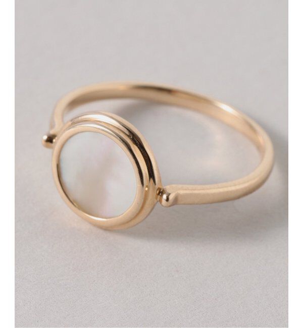 Lilas by Spick&Span「サークルシェルリング K10」|リング|