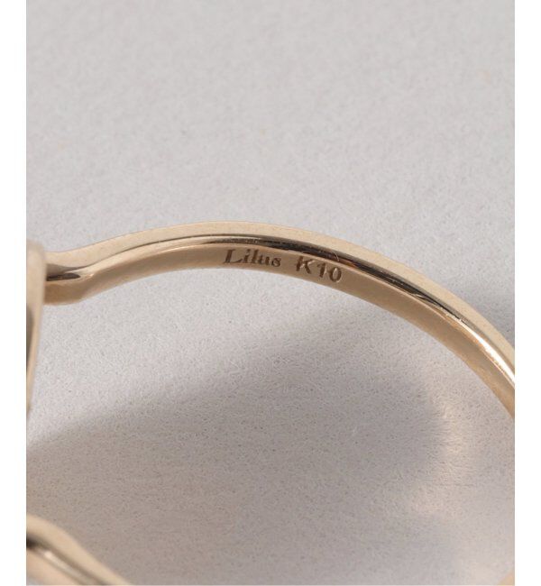 Lilas by Spick&Span「サークルシェルリング K10」|リング|