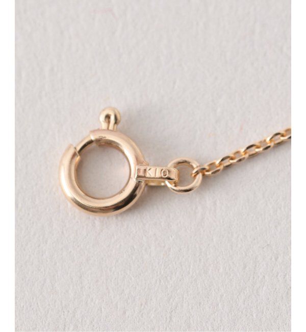 Lilas by Spick&Span「グリッターチェーン55cmネックレス K10」|ネックレス|