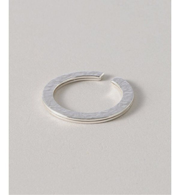 Spick and Span「【SAMH by LILAS】Wフェースフープイヤーカフ SV（片耳）」|イヤーカフ|