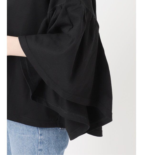 NOBLE「COG THE BIGSMOKE/コグザビッグスモーク LAURA GATHERED SLV TOP」|Tシャツ・カットソー|