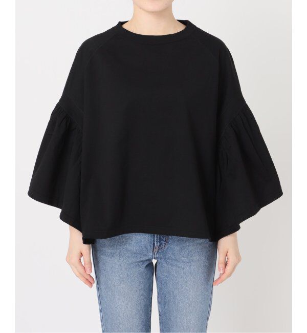 NOBLE「COG THE BIGSMOKE/コグザビッグスモーク LAURA GATHERED SLV TOP」|Tシャツ・カットソー|